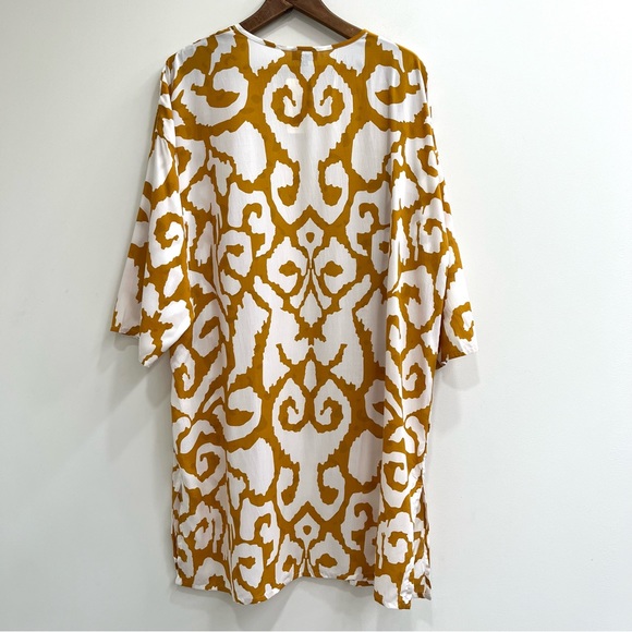 Evereve Tolani Gold Shara Wrap Kimono/Bathing Suit Cover One Size - Picture 12 of 15